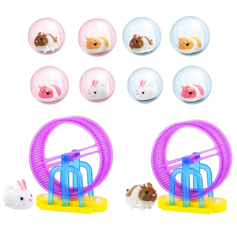 

594C Toy Balls Kitten Rolling Rabbit-shape Automatic-Moving Exercising Interactive Rolling Balls Kitten