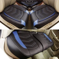 Auto Seat Cover 5 Seats Full Set Universal Fit for Most Vehicle Sedan SUV Truck Leather Car Seat Cushion Protector Blue Men