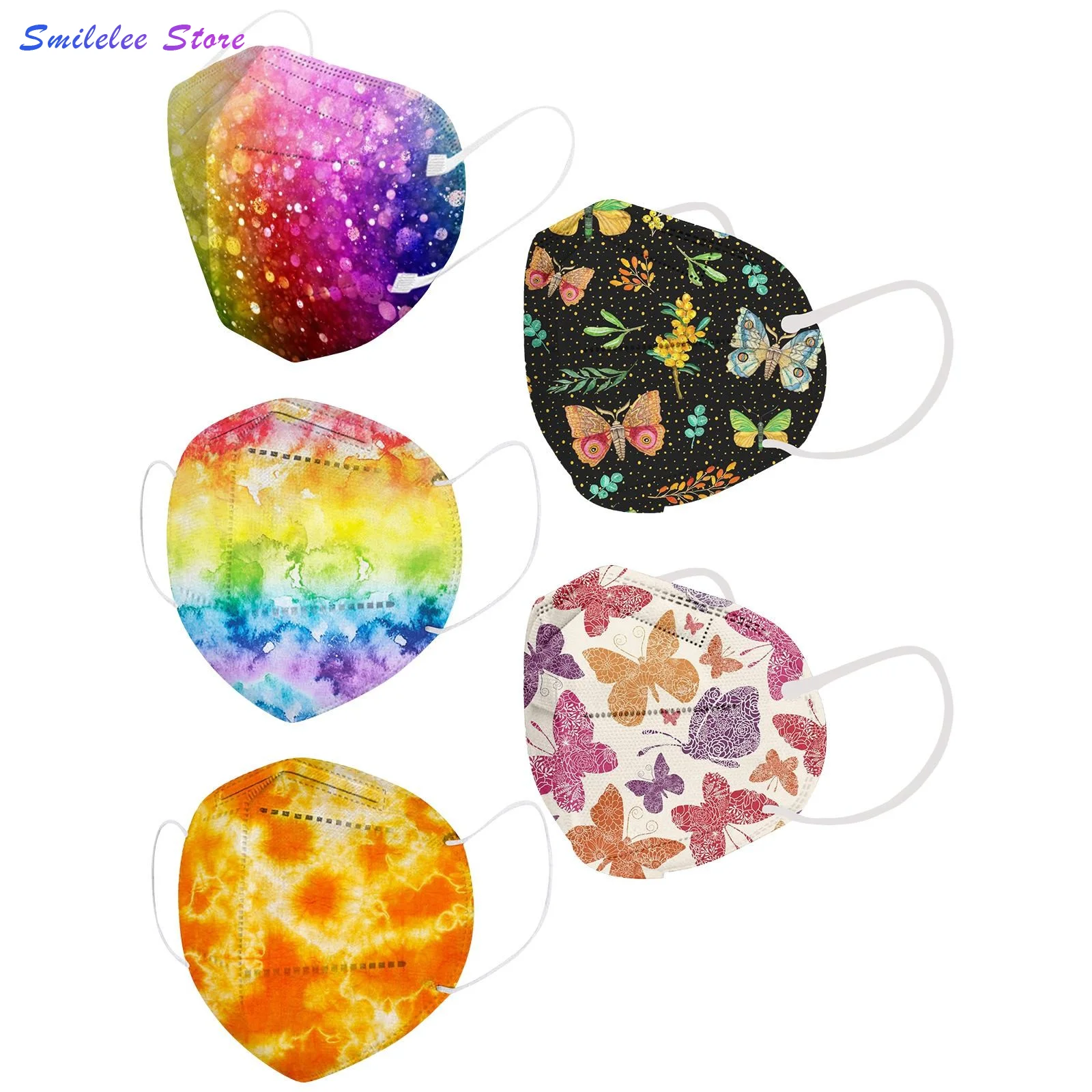 

Adult 3D Disposable Male And Female Protective Mask Combination(50PC) Mondkapje cosplay Mouth Masks Fast Delievry Face Shield