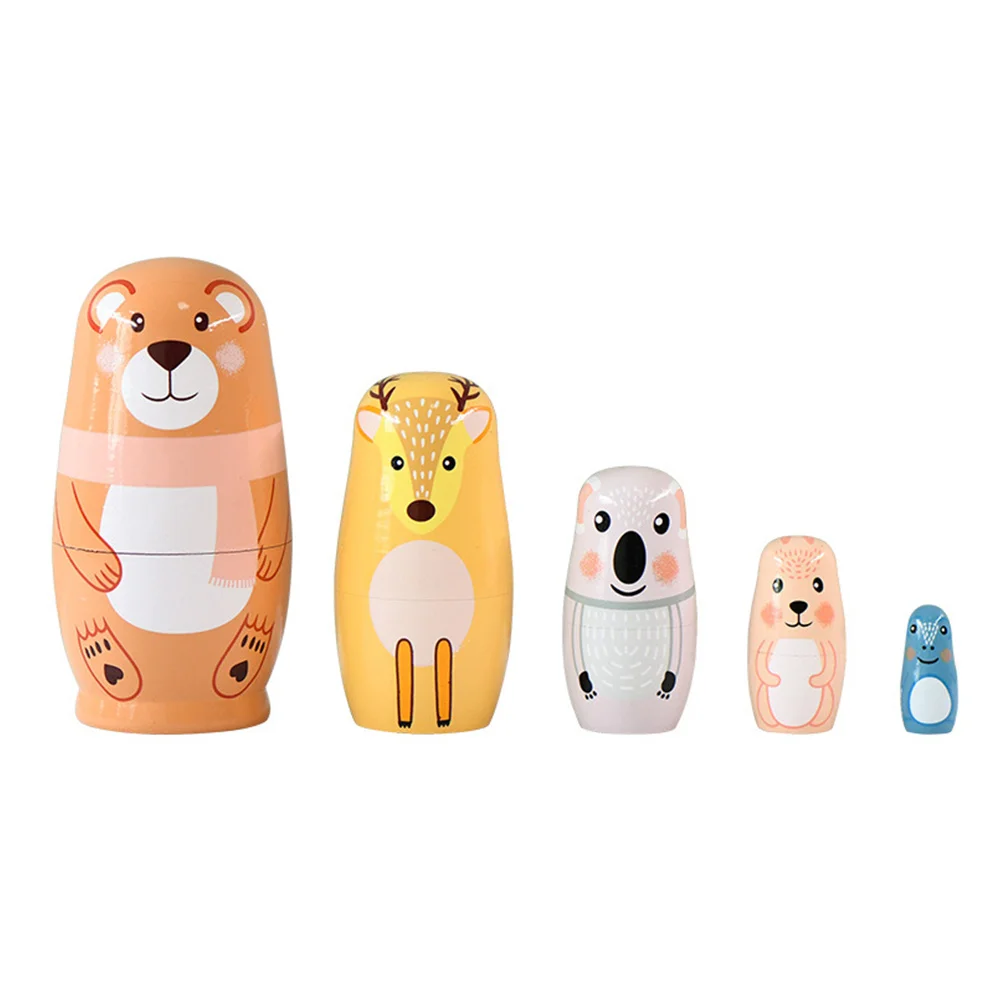 

Animal Nesting Silicone Beach Toys Cartoon Nesting Boy Matryoshka Wooden Nesting Boy Gifts Animal Toys Painted Russian Child