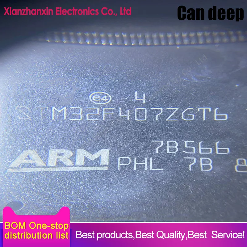 1~5PCS/LOT STM32F407ZGT6 STM32F407 32F207 ZGT6 LQFP-144 Micro controller chip brand new original