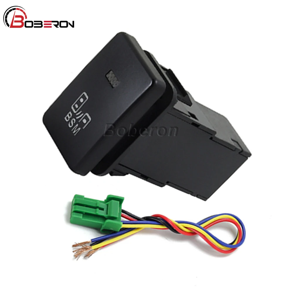 Автомобисветильник Светодиодная лампа DRL BSM кнопка переключения с проводом