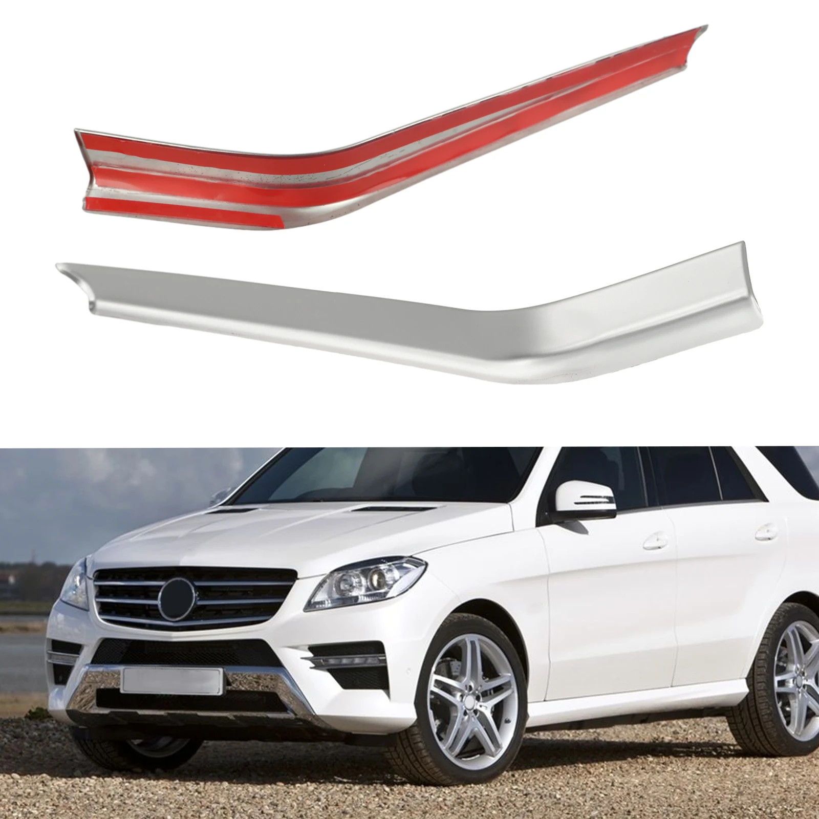 Держатель накладки на консоль автомобиля двойная простая установка для Benz ML GLE