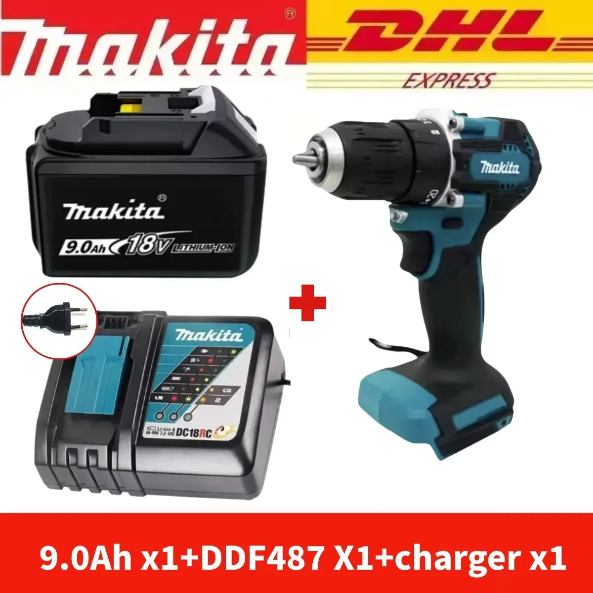 

Makita DDF48718V Ударная электродрель