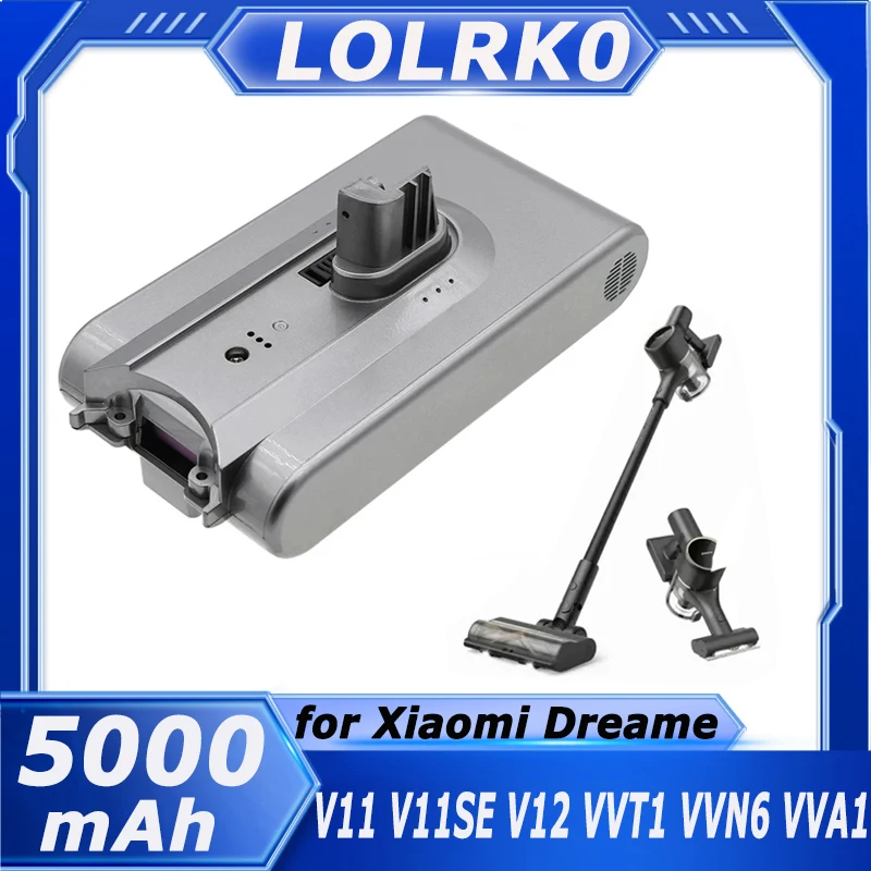 25 2 В 7S1P 5000 мАч для Dreame V11 V11SE V12 VVT1 VVN6 VVA1 Замена аккумулятора беспроводного пылесоса