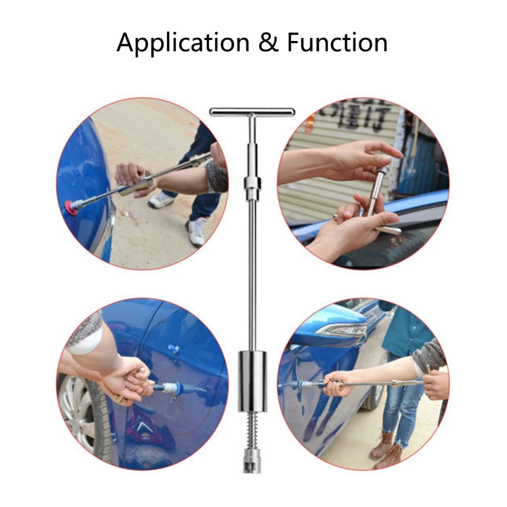 

Portable Car Dent Repair Tool Rubber Suction Carro Dent Extrator T-shaped Repairer Convenience for Car Repair Supplies