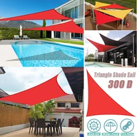 300d red all size waterproof oxford garden awnings shade sail triangle sunshade uv protection outdoor car camping gazebo
