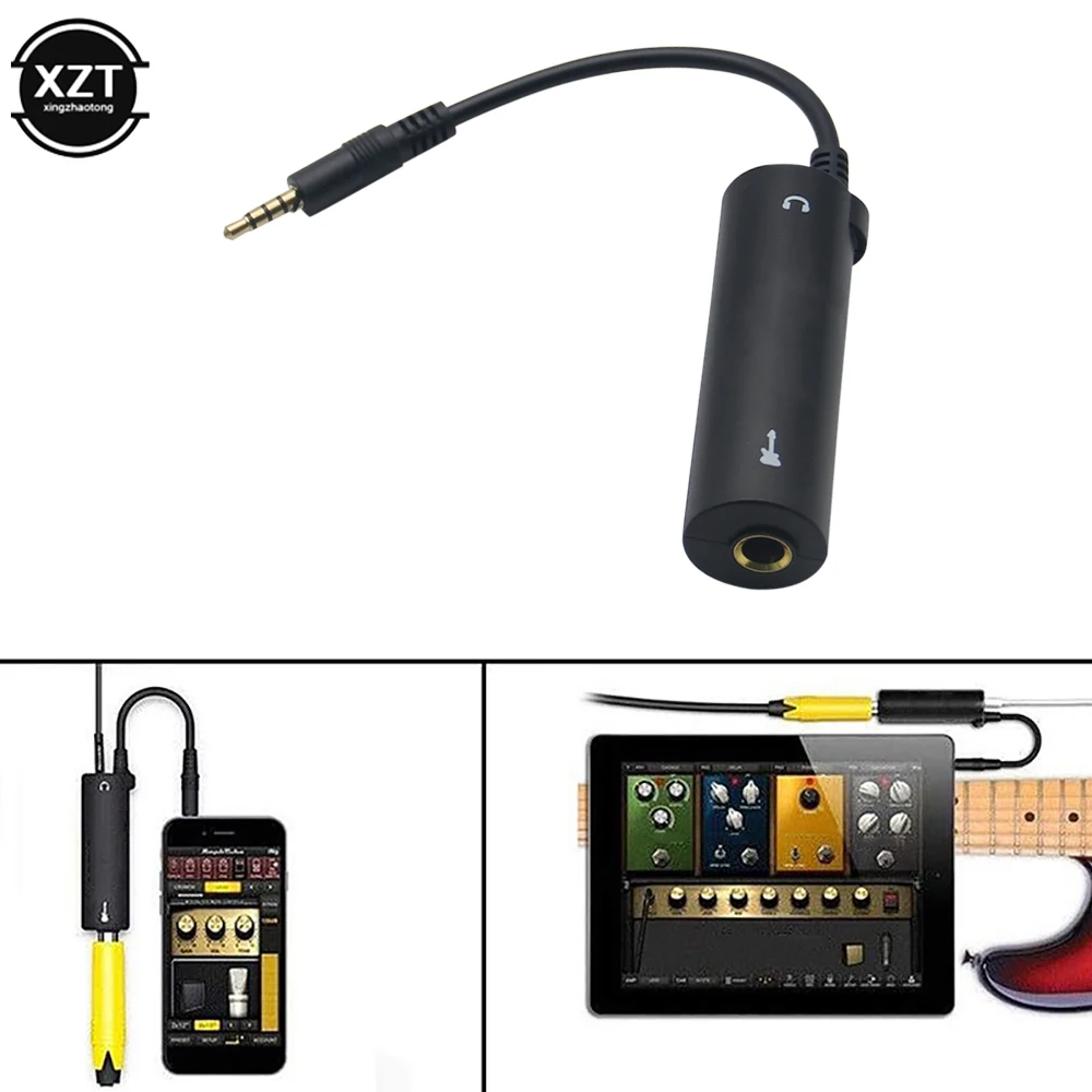 NEW Rig Guitar Link Audio Interface System Record AMP Amplifier Software Effects Pedal Cable Convertor Adapter Jack for iPhone