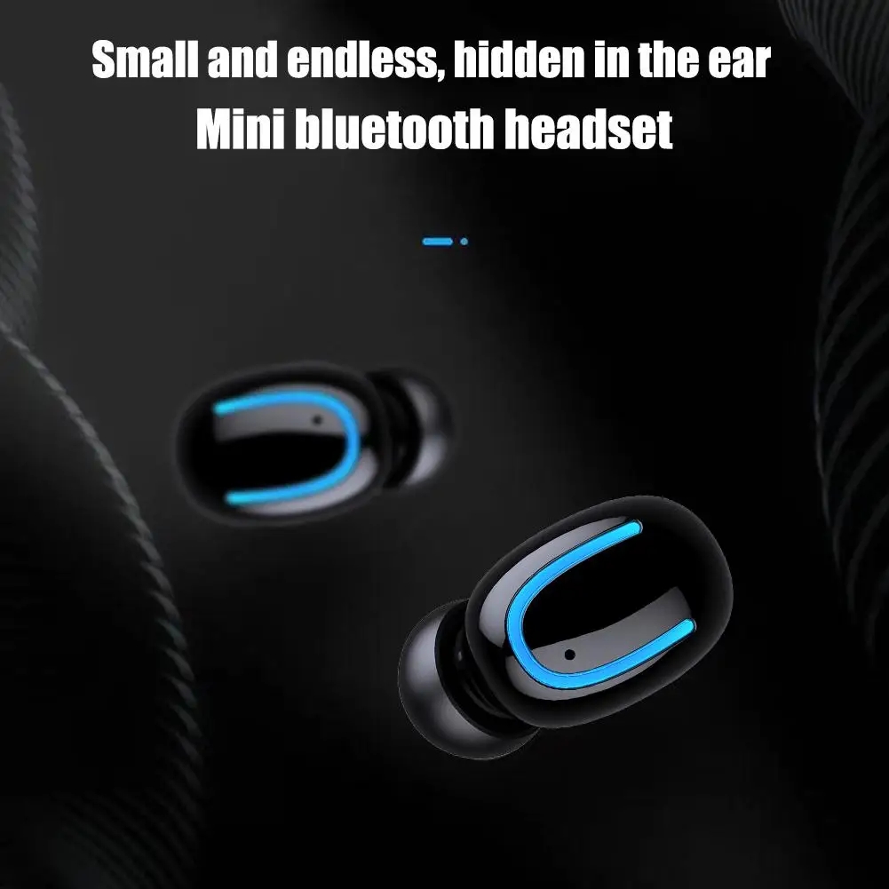 HBQ-Q32 одиночные беспроводные Bluetooth-совместимые наушники 5 1 с USB-зарядкой подвесные