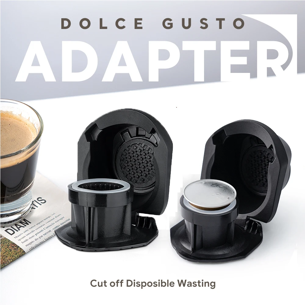 

Многоразовый адаптер icafilas, уплотнительное кольцо для Dolce Gusto EDG MINI Me Maker для Nescafe Genio S Plus Nespresso, держатель apsule для кофе