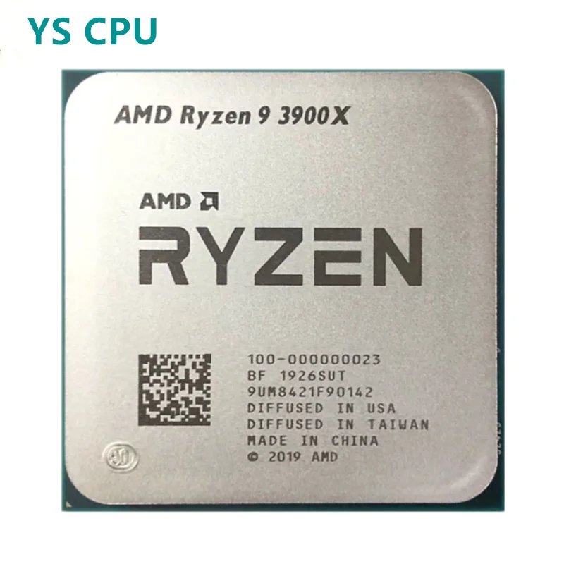 

AMD Ryzen 9 3900X R9 3900X 3.8 GHz Twelve-Core 24-Thread CPU Processor 7NM L3=64M 100-000000023 Socket AM4