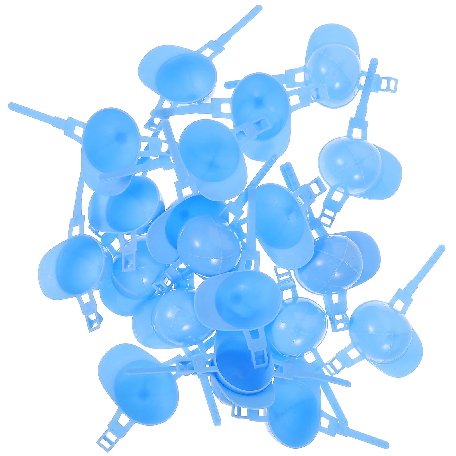 

50pcs Miniature Construction Cap Decorative Safety Model Pet Dolls Dress UP Cap