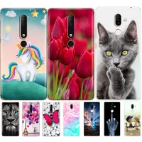 silicon case for 6 6 1 7 plus 8 9 nokia 6 2018 x5 x6 case soft tpu phone back bumper painting pattern