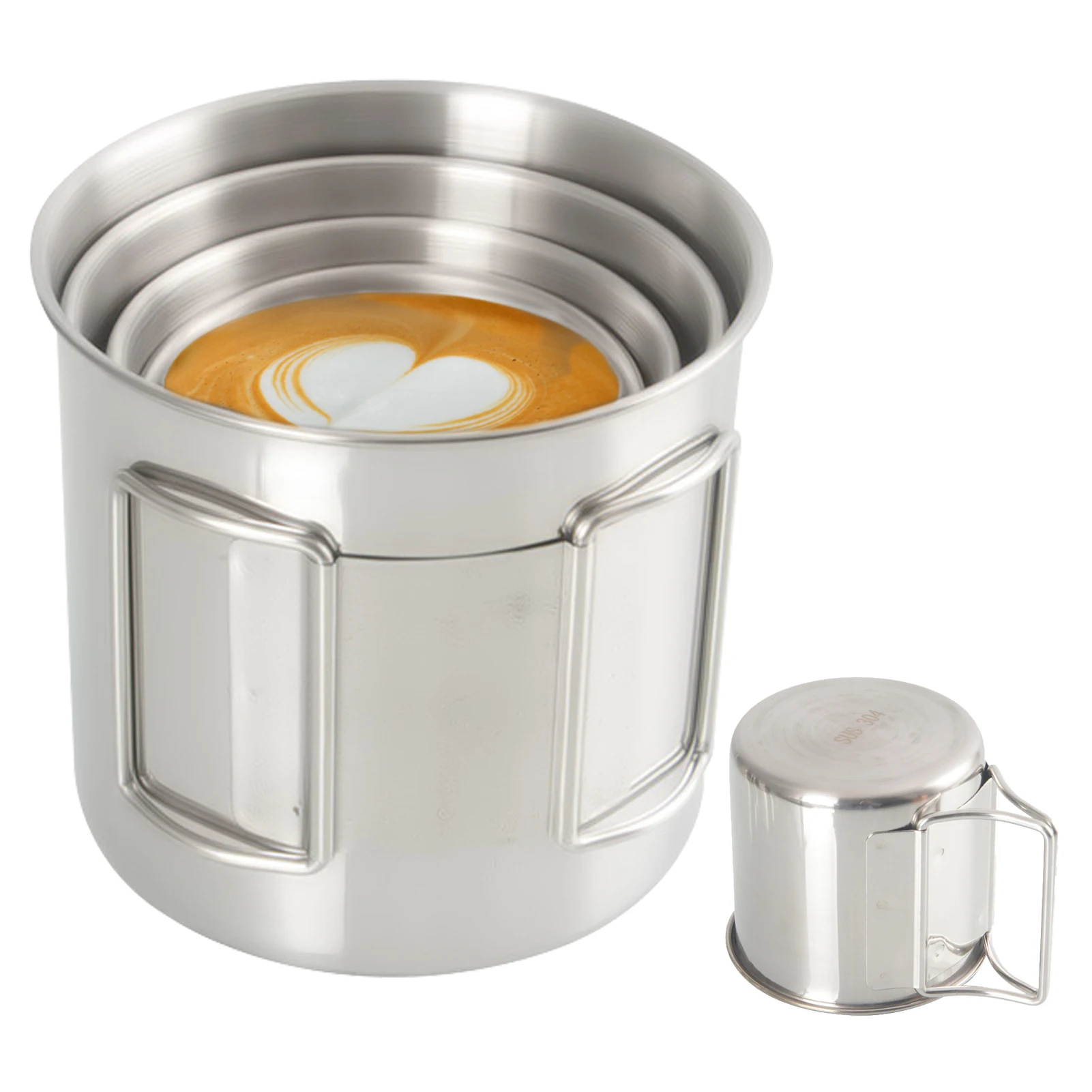 

Стакан для бутылок из нержавеющей стали с ручками