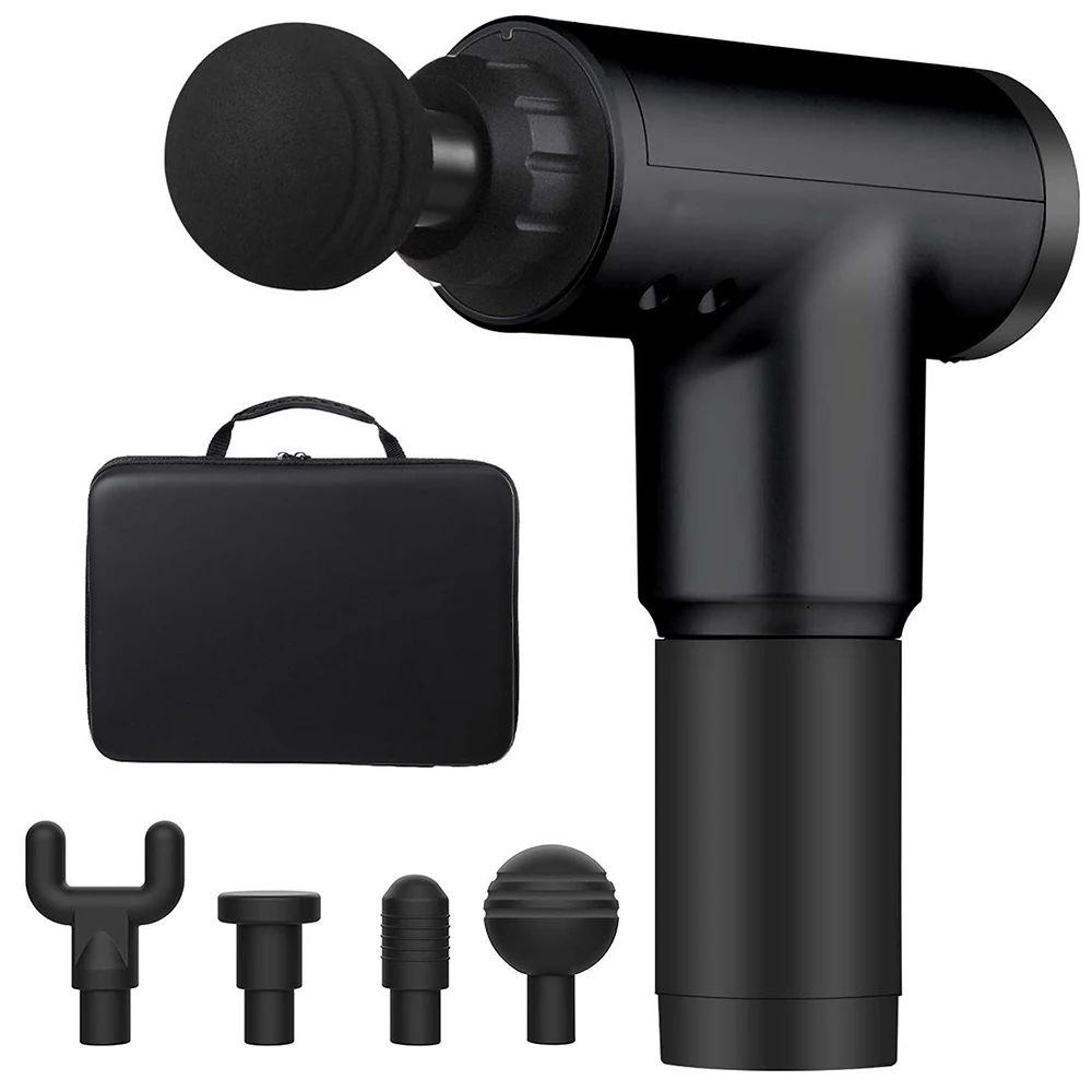 

High Power Muscle Massage Gun Deep Tissue Muscle Massager Gun After Fitness Relief Acid Pain Relax Body Neck Back With Suitcase