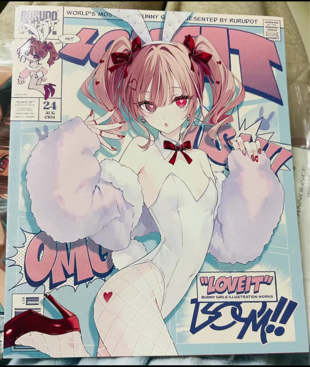 Фото Коллекционная книга иллюстраций Rurudo LOVE IT (BUNNY GIRLS ILLUSTRATION WORKS) – Произведения искусства Раби, иллюстрации, живопись, комиксы, C104 №1