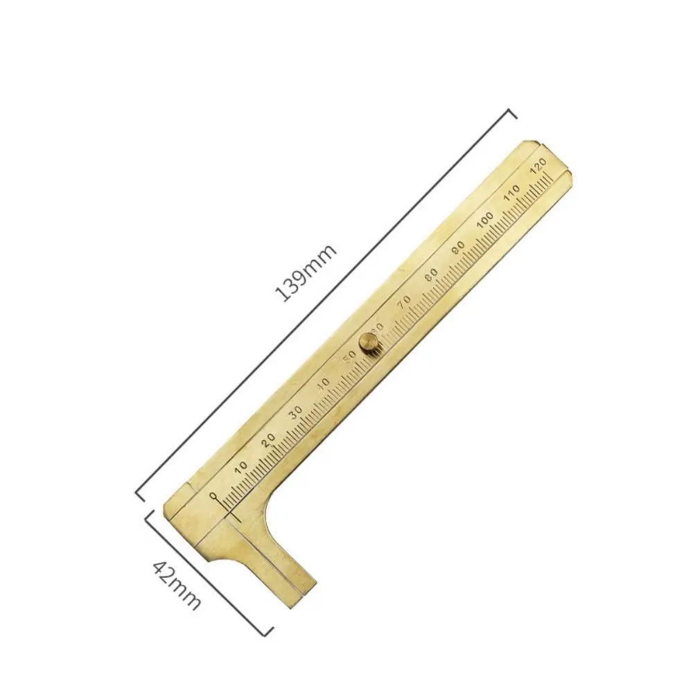 

Винтажная латунная линейка