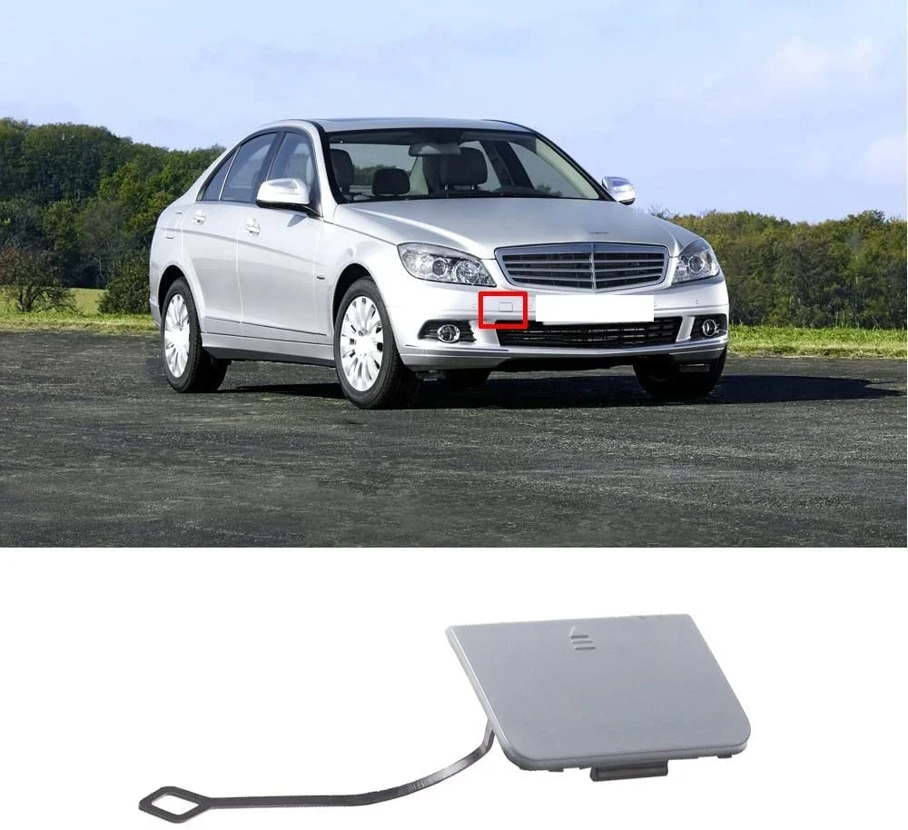 

Front Bumper Tow Eye Hook Cover Cap For Mercedes-Benz W204 C300 C280 C350 2007 2009 2011 A2048850124 A 204 885 01 24