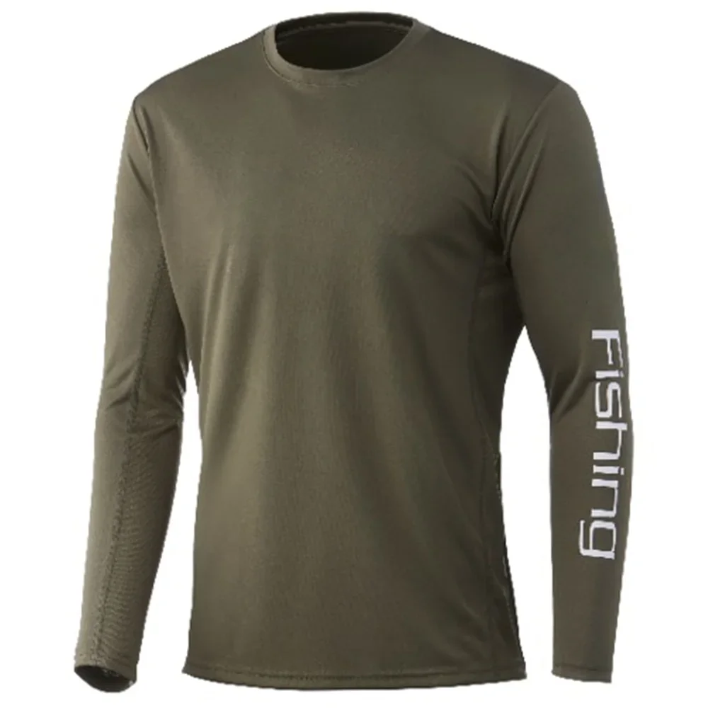 Мужские рубашки для рыбалки с длинным рукавом платье мужские топы выступлений Upf