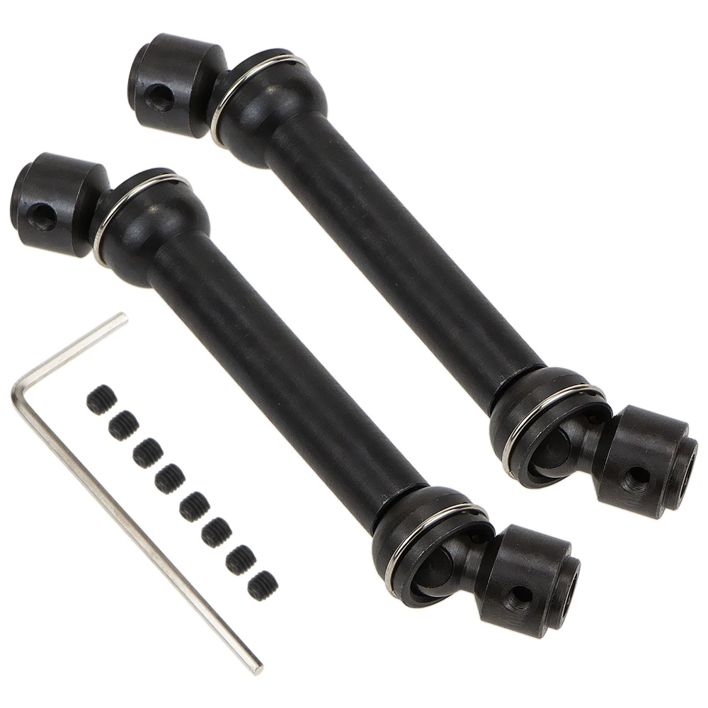 2 шт. приводной вал CVD из алюминиевого сплава 88-113 мм 112-152 для 1/10 RC гусеничного