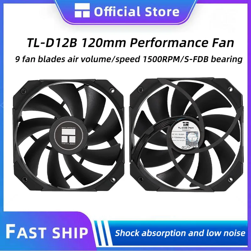 

Thermalright D12B AK120MINI with fan 12cm cooling fan 1500 RPM