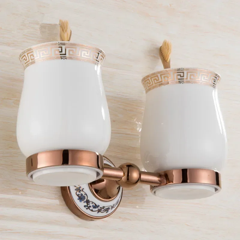 Роскошные аксессуары для ванной комнаты настенный керамический держатель