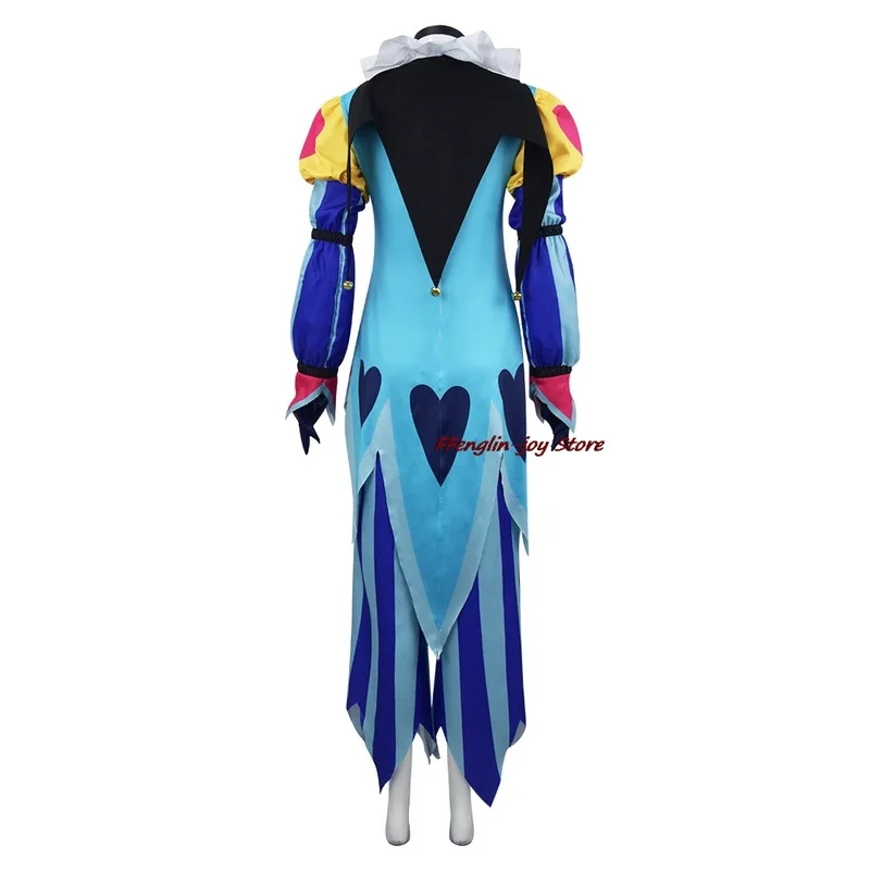 Костюм для косплея Fizzarolli головной убор Хеллоуин роскошный костюм клоуна Женский