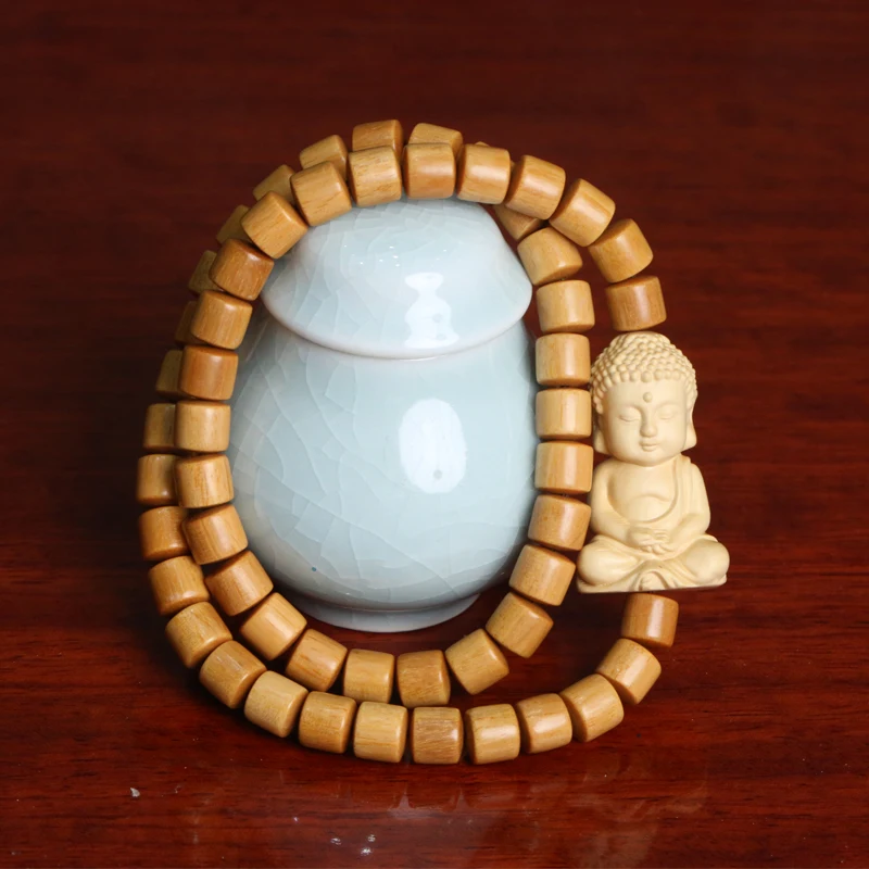 

Золотые сандаловые четки 8мм, 54 бусины