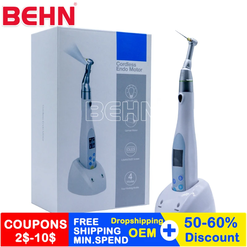 

Стоматологический Эндодонтический роторный двигатель, беспроводной Эндодонтический с светодиодный светильник кой/оборудование для обраб...