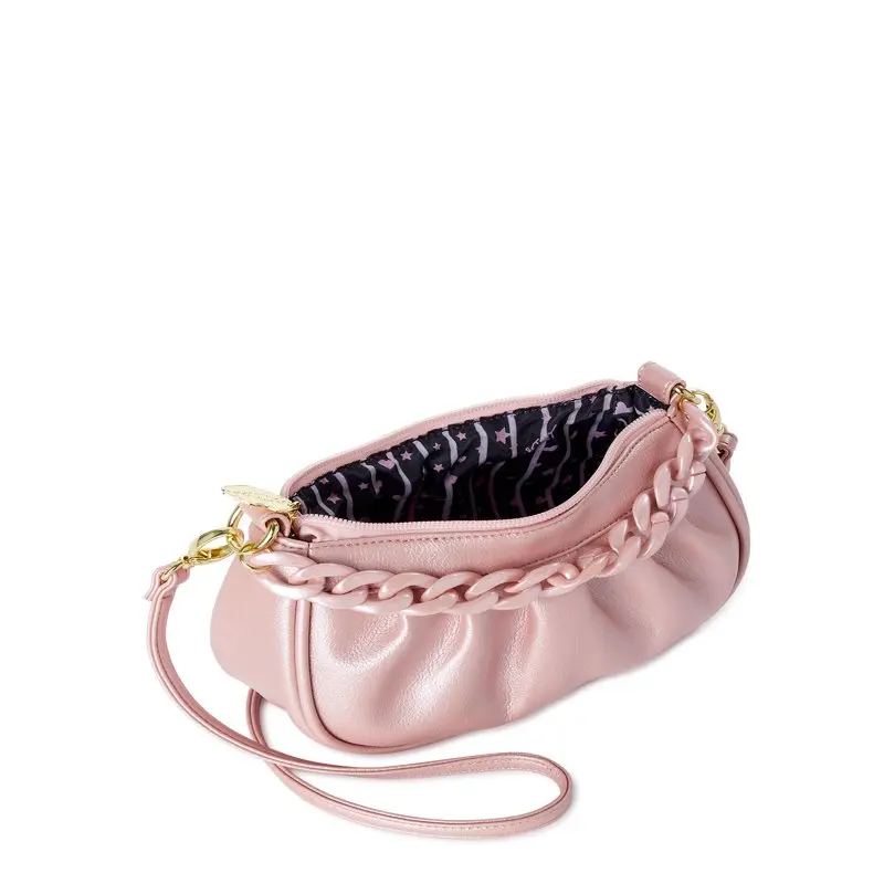 

"Betsey Johnson Women's Cutie Blush Chain Detailed Crossbody Bag - Stylish and Uniquely Adorable"