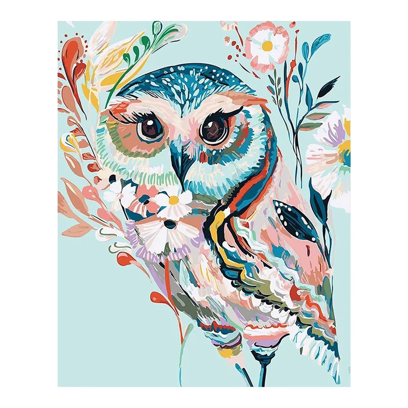 

Картина по номерам «Сова» для взрослых, 40 х50 см