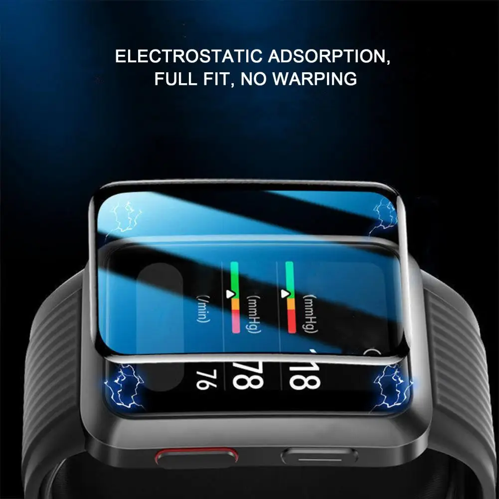 Высокая чувствительность изогнутая поверхность умные часы Полное покрытие