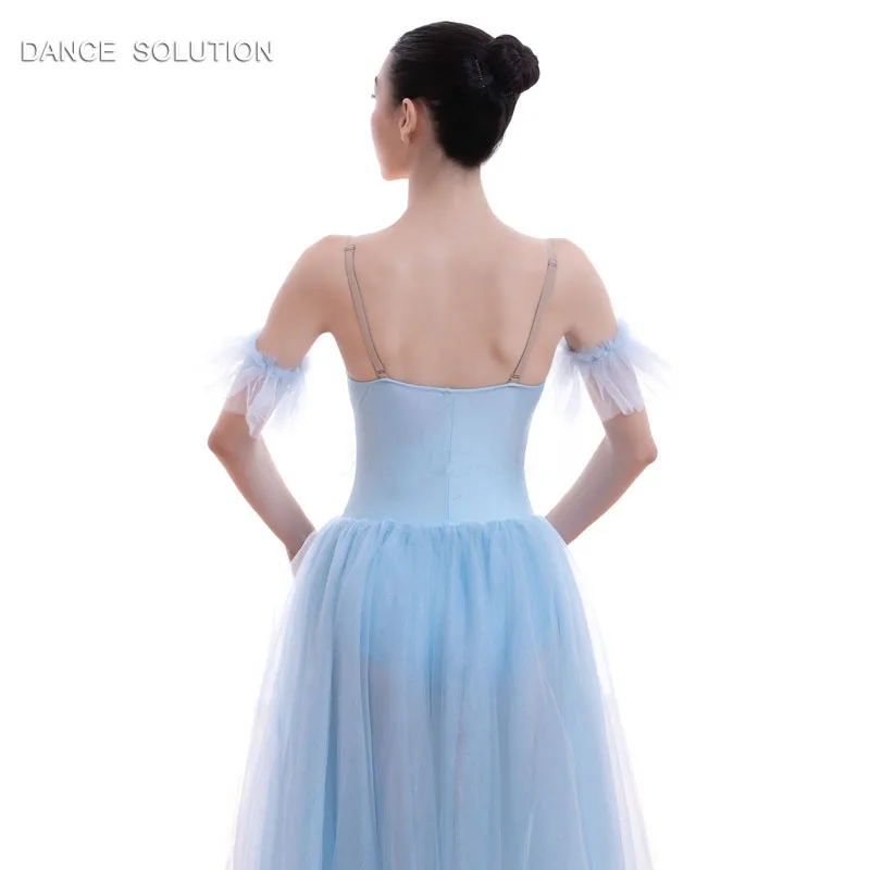 Небесно-голубое розовое белое платье-пачка для детей и взрослых