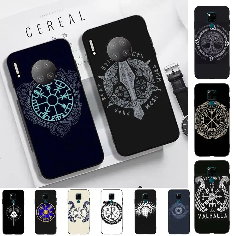 

Viking Vegvisir Phone Case for Huawei Mate 20 10 9 40 30 lite pro X Nova 2 3i 7se