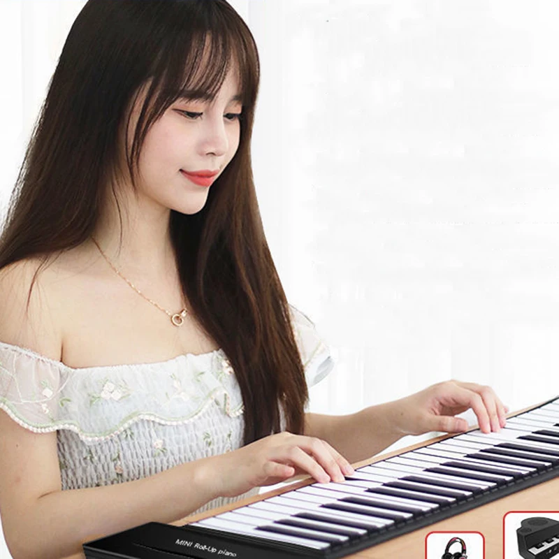 Adults Roll Piano Keyboard Music Organizers Funni Kid Toy Piano 88 Keys Electronic Instrument Teclado Musical Music Instrument enlarge