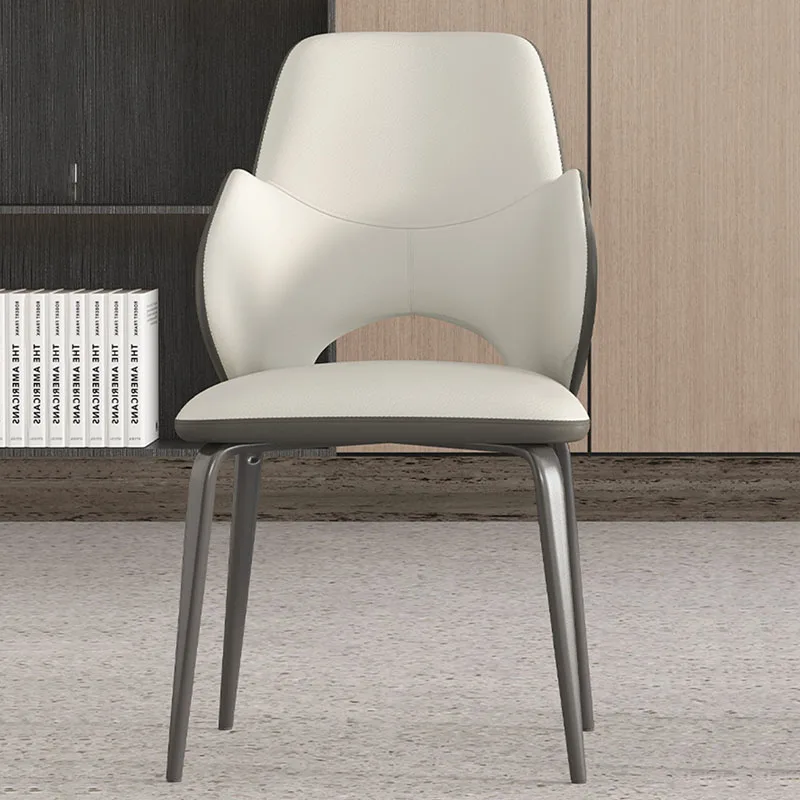 

Металлические современные офисные стулья для гостиной в скандинавском стиле, обеденные стулья, мягкое компьютерное кресло для отдыха, кафе...