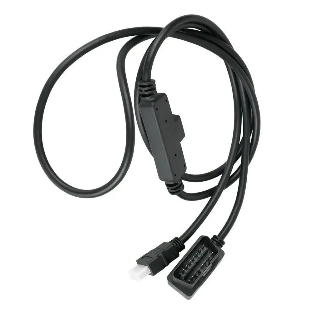 

1 Set Quality OBDII Plug Cable Good Toughness Stable OBDII Cable Anti Rust OBDII Plug Cable