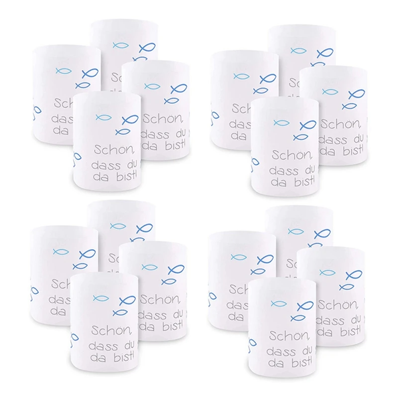 

16PCS Fish Table Decoration, Perfect As Communion Decoration Young Table Decoration Confirmation, Baptism Decoration