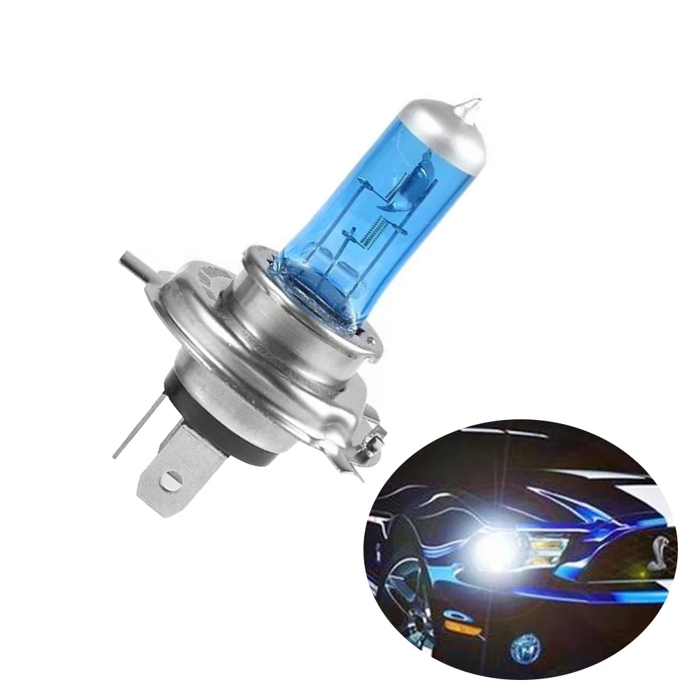 

H4 100W 12V 6000K Car Xenon Gas Halogen Headlight White Light Lamp Bulbs Auto