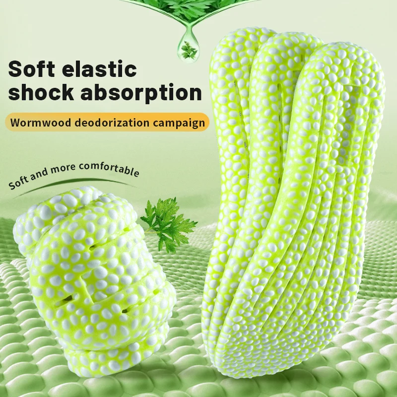 Popcorn Sport Insoles for Shoes Deodorant Shock Absorption Breathable Soft Sole for Men Women Running Care Orthopedic Insole