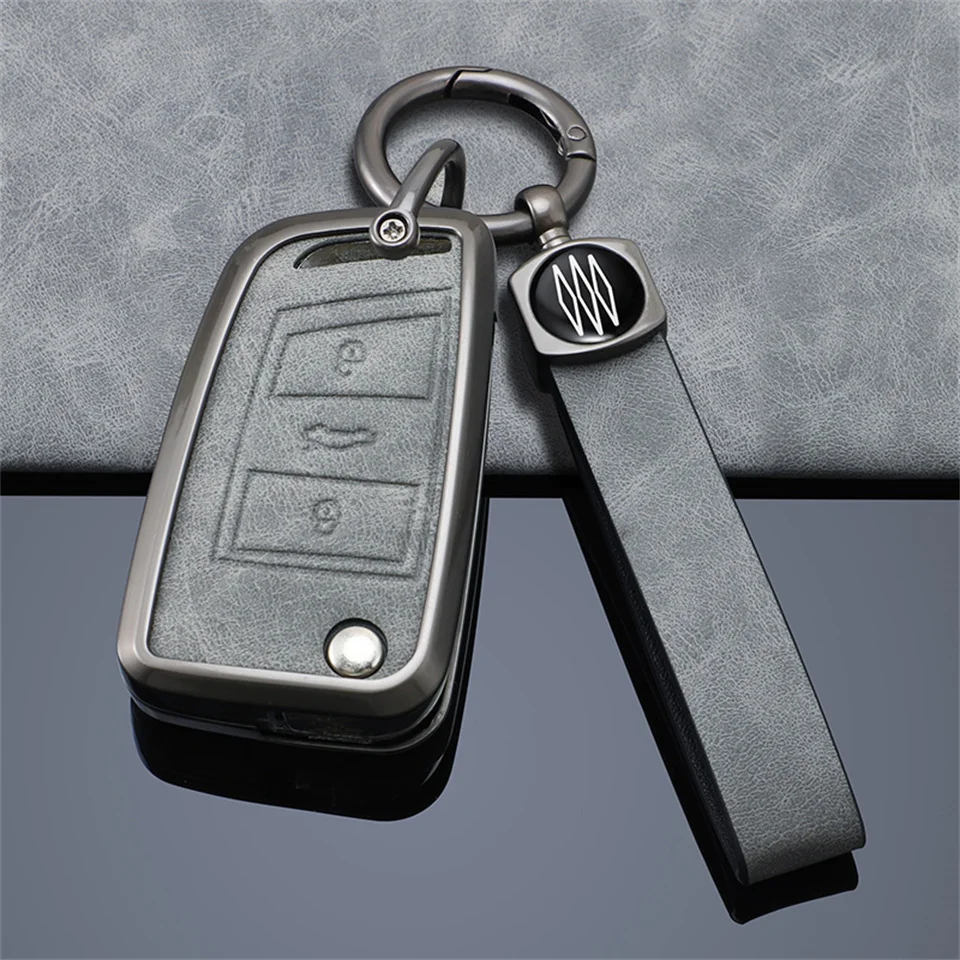 Чехол для автомобильного ключа Volkswagen VW Golf 7 gti mk7 r Touran Skoda Octavia 3 Superb Karoq Kodiaq Seat Leon mk3