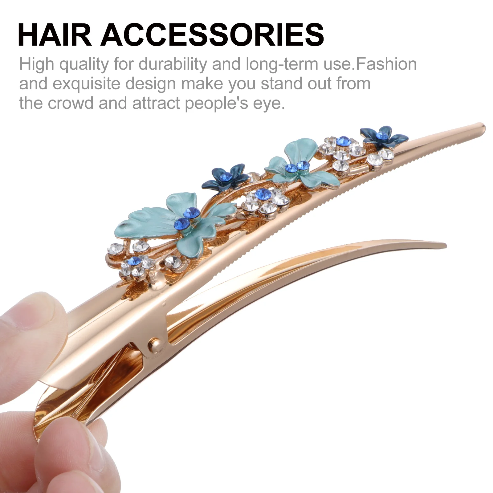 Большой зажим для волос аксессуары заколки женские металлические винтажные