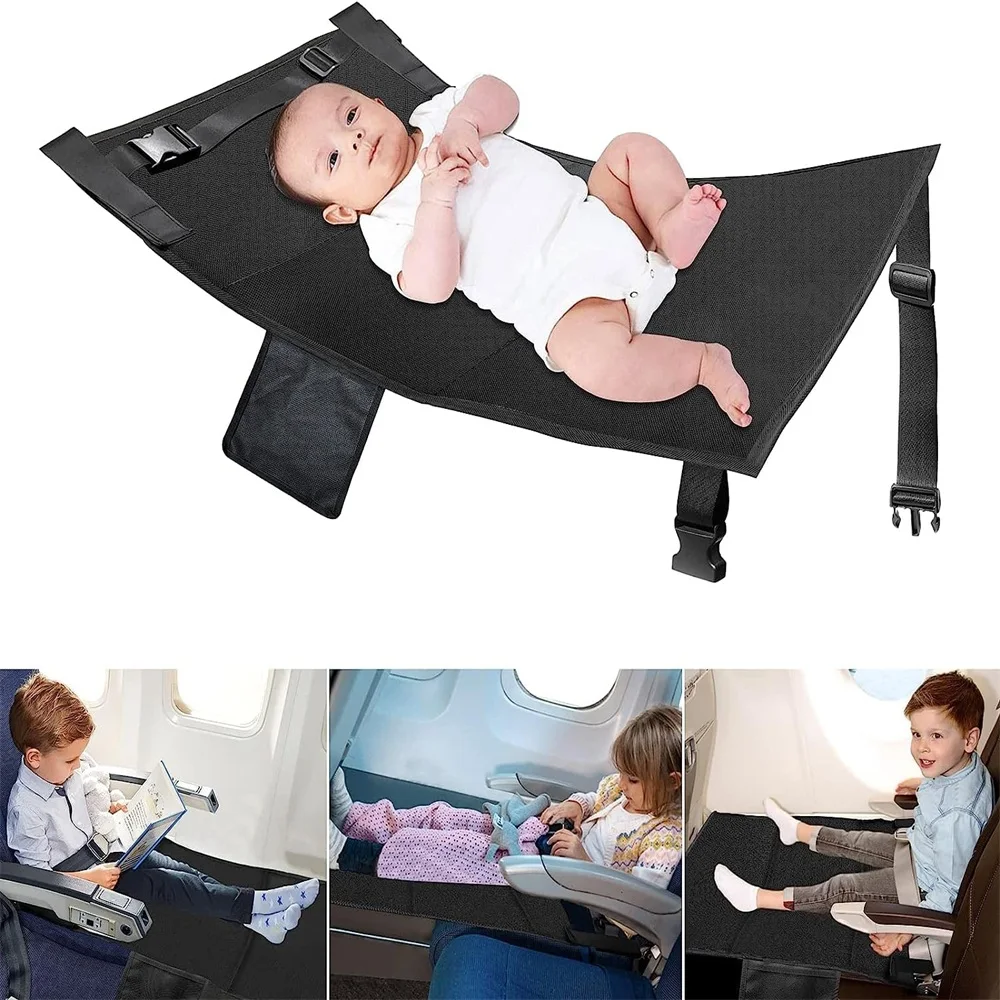 

Kids Travel Airplane Bed Baby Pedals Bed Portable Travel Foot Rest Hammock Kids Bed Airplane Seat Extender Leg Rest For Kids