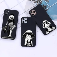 anime one piece luffy zoro phone case for iphone 13 12 11 pro mini xs max 8 7 plus x 2020 xr cover