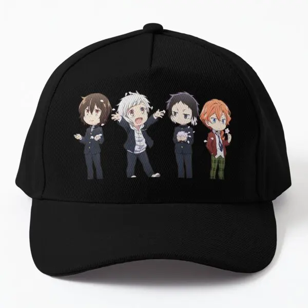 

Chibi Dazai Chuuya Atsushi Akutagawa Bun Baseball Cap Hat Solid Color Casquette Outdoor Women Boys Sun Spring Casual Czapka