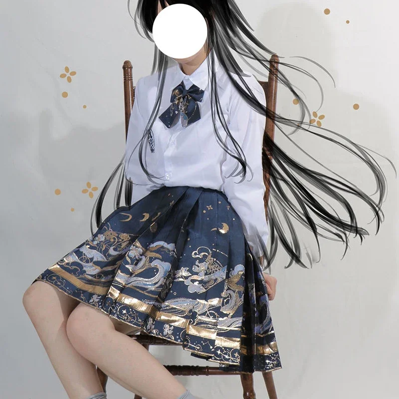 Летняя мини-юбка в китайском стиле для девочек улучшенное коктейльное платье Мин