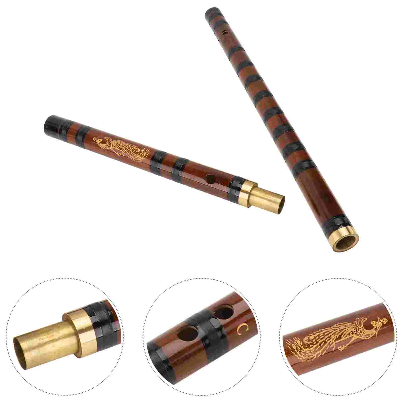 1 Set Flute Bitter Flute Flute Chinese Flute with Storage Box ( Key )