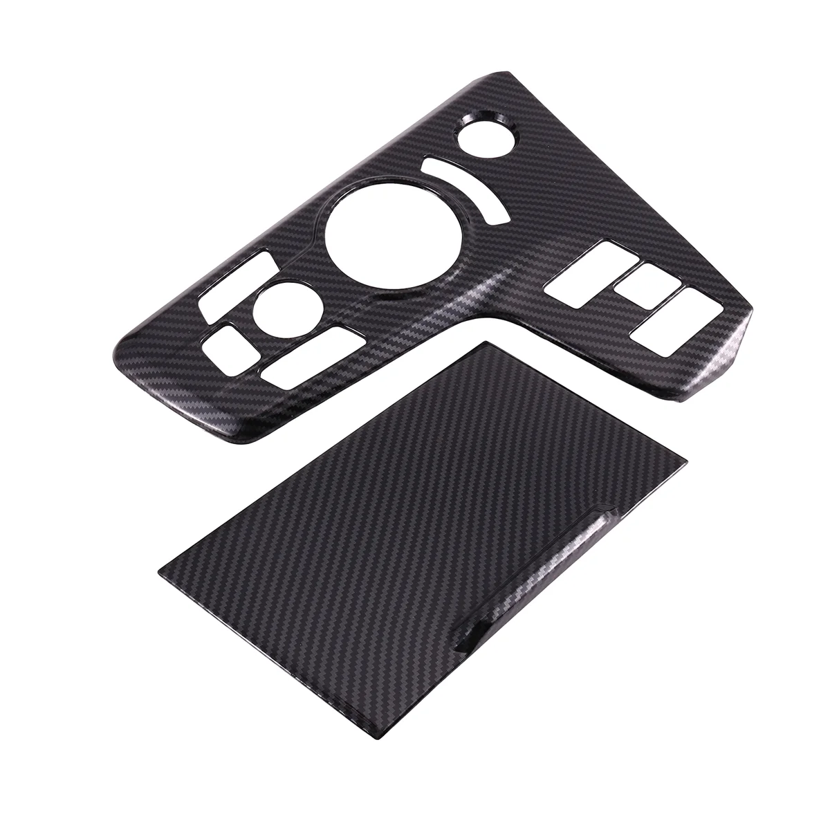 2 шт. центральная консоль автомобиля из углеродного волокна панель переключения