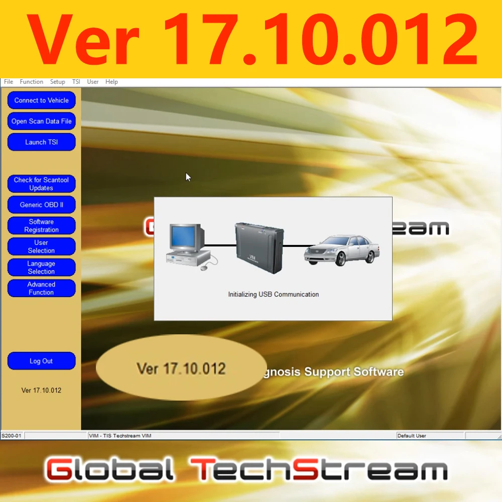 Новинка, автомобильное диагностическое программное обеспечение V17.10.012 Mini VCI Techstream V17.00.020 для-TOYOTA J2534 Mongoose TIS, отправка ссылки или USB или CD