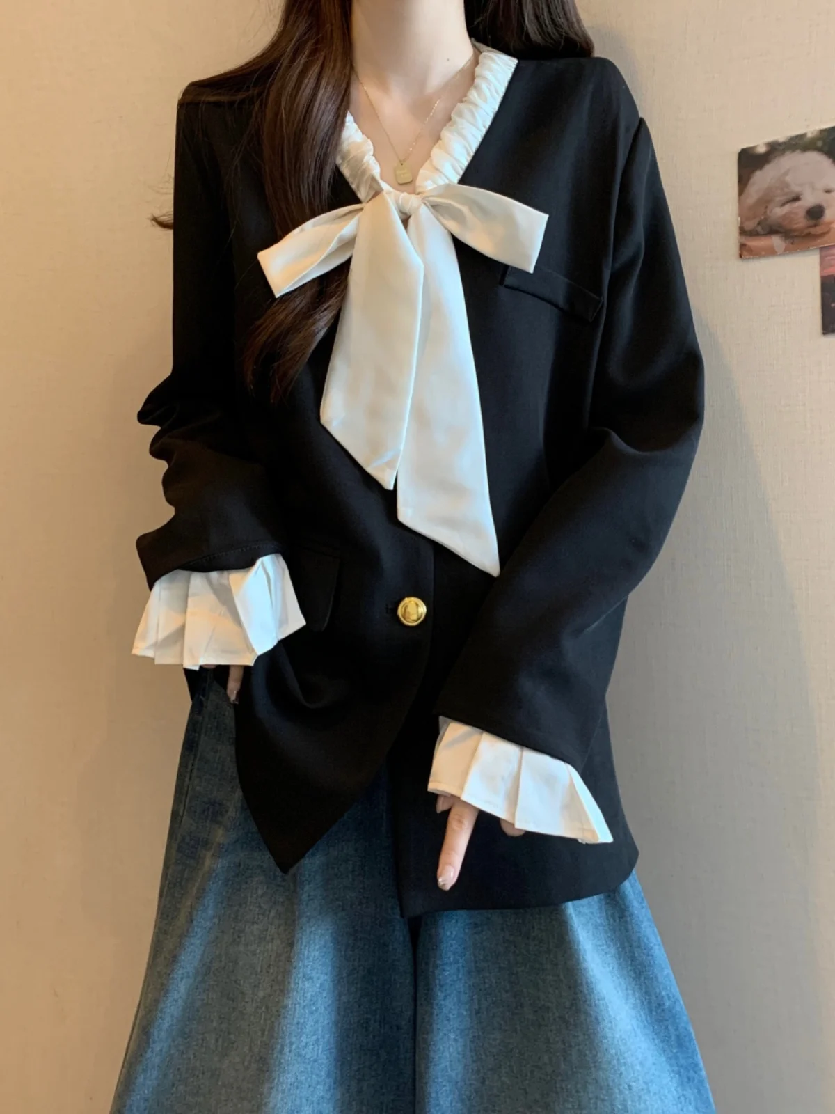 Элегантная женская одежда больших размеров с французским вырезом и длинными